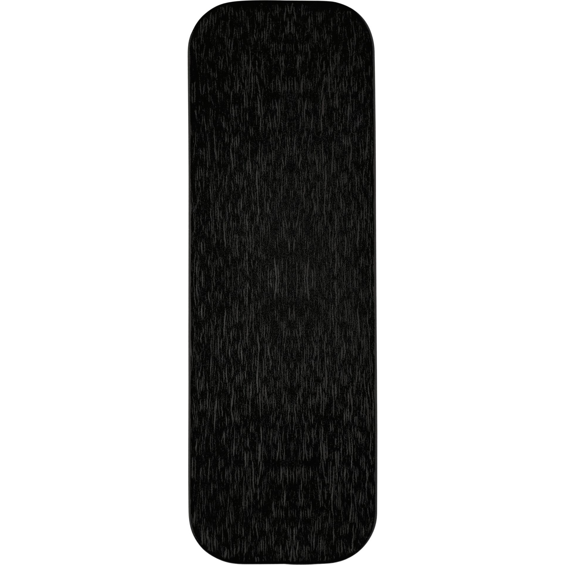 Porzellanserie "Lavanit" schwarz Platte rechteckig 25,1x8,5x1,1cm